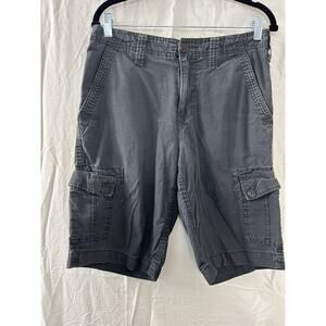 Urban Pipeline Mens Cargo Shorts Black Sz 29 Classic Length 100% Cotton Gorpcore